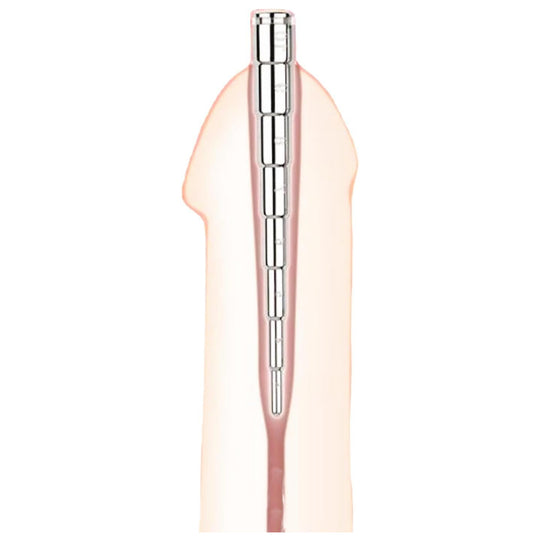 Instrument de dilatare uretrala Obsessia® Tool, BDSM, design ajustabil, fabricat din otel inoxidabil, argintiu, lungime 90 mm, latime 10 mm, marime S, greutate 26g, jucarii sexuale premium