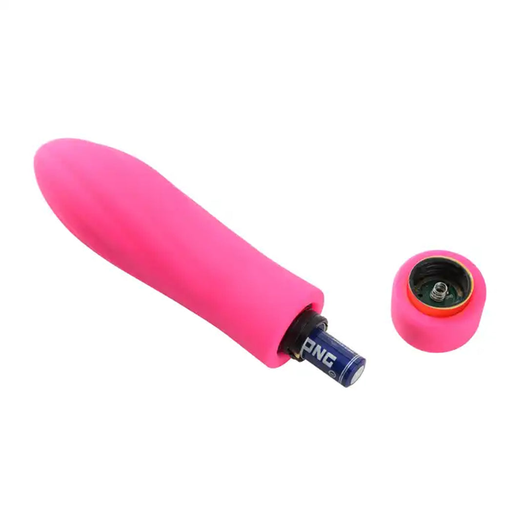 Vibrator Candle LovePlay™ din silicon moale, design discret si silentios, cu 10 trepte diferite, rezistent la apa, pentru stimulare clitoridiana - LovePlay
