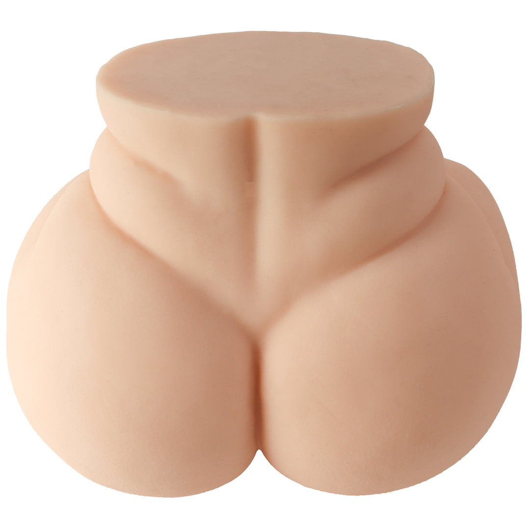 Masturbator doua canale LovePlay™ MissHer plus size, ultra-realist, anal si vaginal, cu striatii 3D, din silicon premium non-toxic, design coapse anatomic, usor de curatat, din silicon elastic si rezistent la apa, 3.6 kg - LovePlay