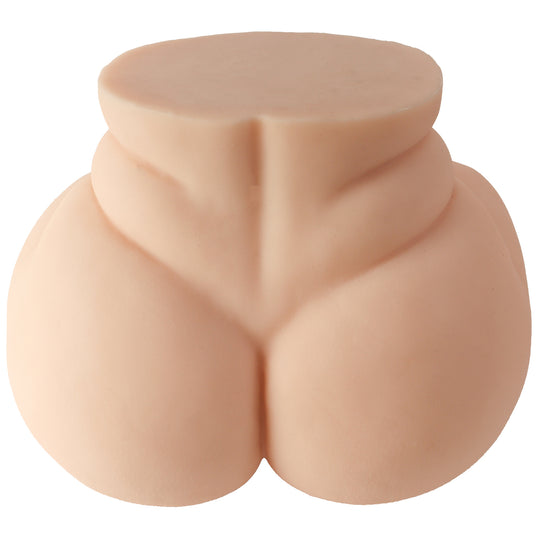 Masturbator doua canale LovePlay™ MissHer plus size, ultra-realist, anal si vaginal, cu striatii 3D, din silicon premium non-toxic, design coapse anatomic, usor de curatat, din silicon elastic si rezistent la apa, 3.6 kg - LovePlay