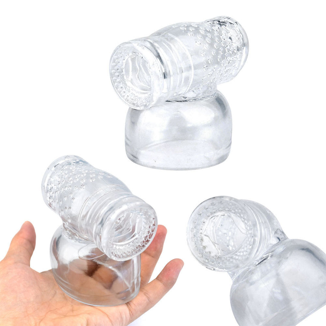 Accesoriu pentru masturbatoare si vibratoare LovePlay™ atasabil, din silicon, transparent, 9 x 9.5 cm - LovePlay