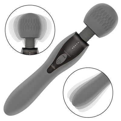 Vibrator 5 Power LovePlay™, 5 viteze si 5 moduri de masaj, din silicon moale, cu gat flexibil, reincarcabil prin USB, rezistent la apa, potrivit pentru piele sensibila - LovePlay
