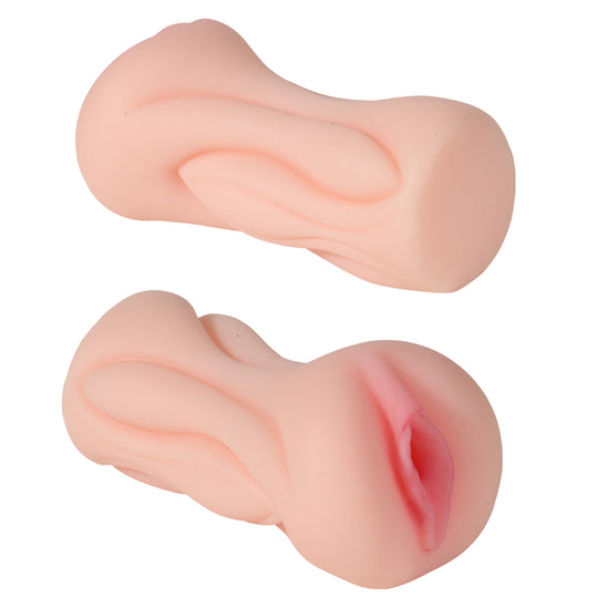 Masturbator LovePlay™ MissHer cu o gaura, canal cu striatii 3D, rezistent la apa, usor de folosit si curatat, model ultra-realist din silicon de inalta calitate, 17 x 6 x 5cm, 200 g - LovePlay