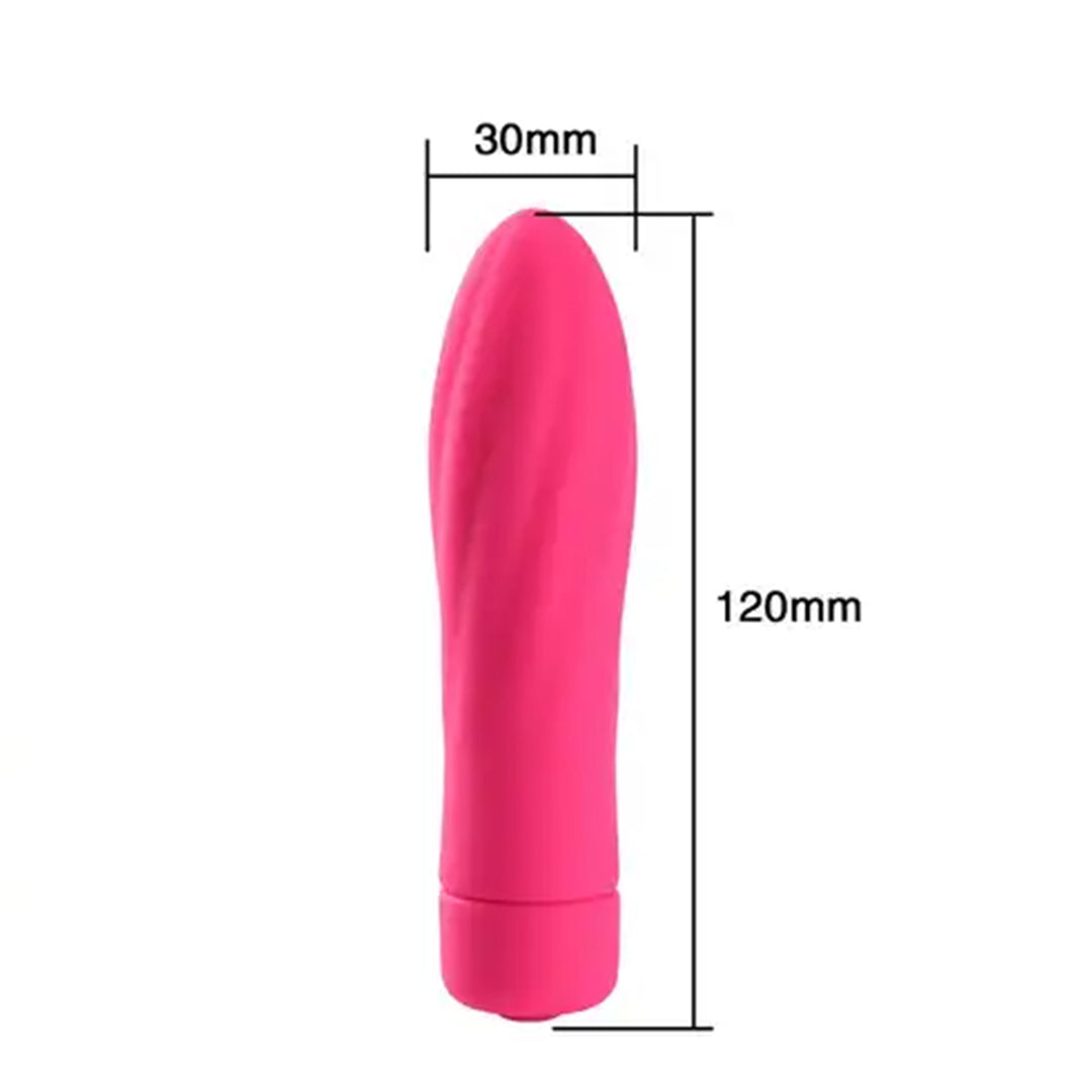 Vibrator Candle LovePlay™ din silicon moale, design discret si silentios, cu 10 trepte diferite, rezistent la apa, pentru stimulare clitoridiana - LovePlay