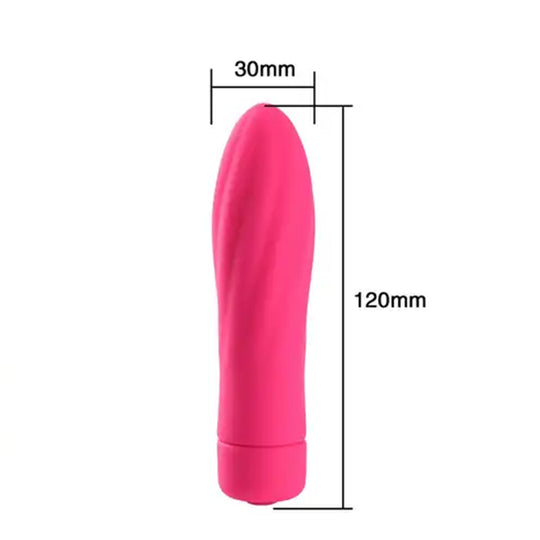 Vibrator Candle LovePlay™ din silicon moale, design discret si silentios, cu 10 trepte diferite, rezistent la apa, pentru stimulare clitoridiana - LovePlay