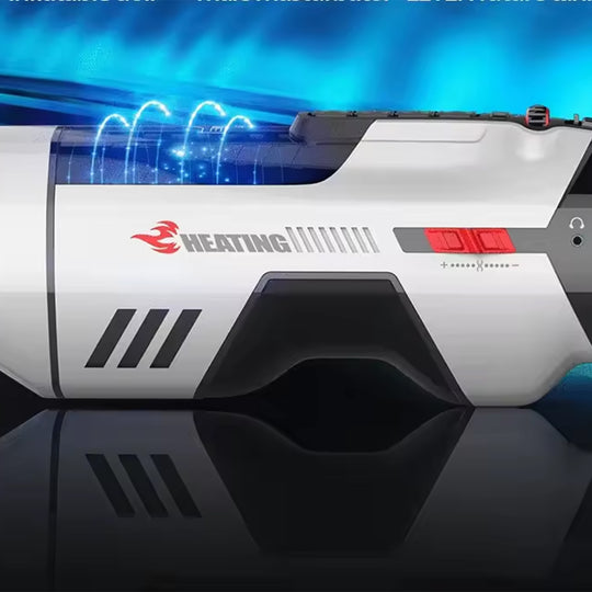 Masturbator Automat LovePlay™ FuturePro, 10 Viteze, 10 Moduri de Suctiune, Incalzire 360° cu Aer Cald 40°C, Piston Dual cu Volante, Miscare Telescopica Reglabila 2–12 cm, Silicon Premium, Alb - LovePlay