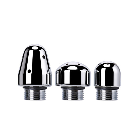 Dus Anal si Vaginal LovePlay™ Clean, din aluminiu, cu jet poros, pentru femei si barbati, cu doua capete diferite - LovePlay