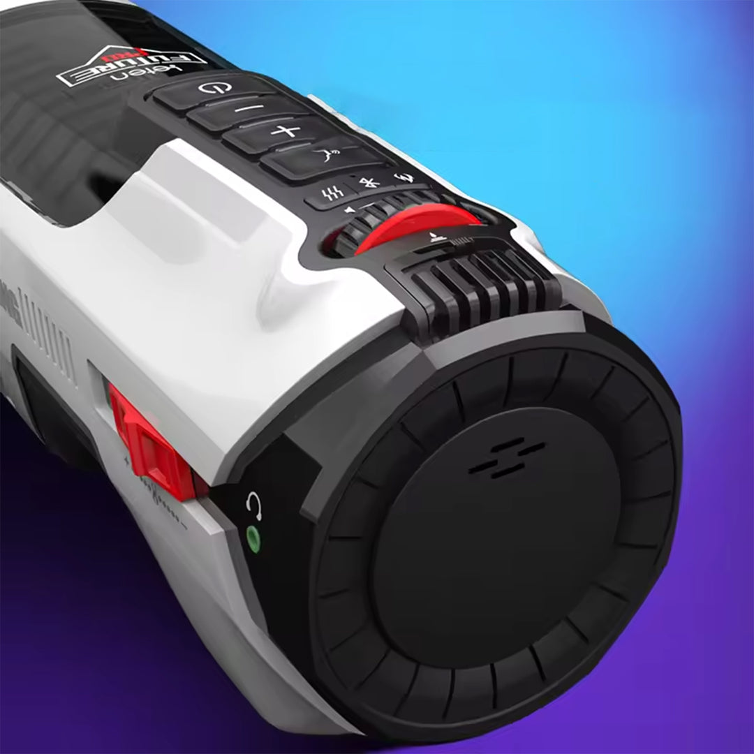 Masturbator Automat LovePlay™ FuturePro, 10 Viteze, 10 Moduri de Suctiune, Incalzire 360° cu Aer Cald 40°C, Piston Dual cu Volante, Miscare Telescopica Reglabila 2–12 cm, Silicon Premium, Alb - LovePlay