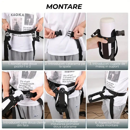 Masturbator automat Obsessia® AquaPulse, 6-in-1, cu 7 moduri de suctiune si de vibratie, 7 moduri de rotatie & miscare inainte-inapoi, tip limba, functie SPA cu apa calda/rece, motor dual puternic, USB, ham utilizare hands-free, jucarii sexuale premium